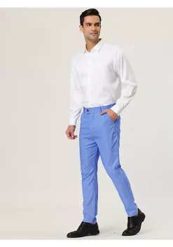 Brand new 😉 Lars Amadeus Men's Dots Print 👗 Dress Pants Slim Fit Flat Front Formal Business Prom Trousers ✨ -Cheap Lars Amadeus Shop Belk 822