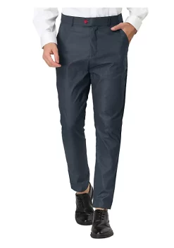 Brand new 😉 Lars Amadeus Men's Dots Print 👗 Dress Pants Slim Fit Flat Front Formal Business Prom Trousers ✨ -Cheap Lars Amadeus Shop Belk 825