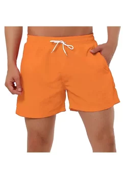 Cheapest 🧨 Lars Amadeus Men's Drawstring Swim Shorts Solid Color Elastic Waist Beach 🩱 Swimsuit Sports Shorts 🤩 -Cheap Lars Amadeus Shop Belk 845