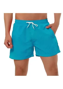 Cheapest 🧨 Lars Amadeus Men's Drawstring Swim Shorts Solid Color Elastic Waist Beach 🩱 Swimsuit Sports Shorts 🤩 -Cheap Lars Amadeus Shop Belk 848