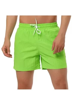 Cheapest 🧨 Lars Amadeus Men's Drawstring Swim Shorts Solid Color Elastic Waist Beach 🩱 Swimsuit Sports Shorts 🤩 -Cheap Lars Amadeus Shop Belk 849