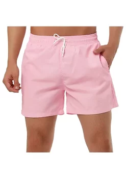 Cheapest 🧨 Lars Amadeus Men's Drawstring Swim Shorts Solid Color Elastic Waist Beach 🩱 Swimsuit Sports Shorts 🤩 -Cheap Lars Amadeus Shop Belk 850