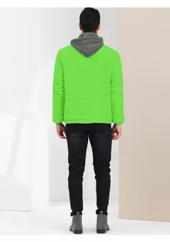 Brand new 🎉 Lars Amadeus Men's Hoodie Puffer 🧥 Coat Winter Warm Full Zip Quilting Jacket 🧥 Coat 🎉 -Cheap Lars Amadeus Shop Belk 867