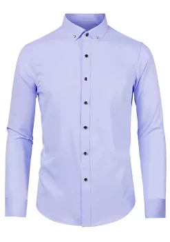 Cheap 😍 Lars Amadeus Men's Business Button Collar Slim Fit Solid Color Long Sleeves Office 👗 Dress 👕 Shirt 🎁 -Cheap Lars Amadeus Shop Belk 878