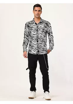 Hot Sale 👏 Lars Amadeus Men's Vintage Leopard Animal Print Button Down Long Sleeve Casual 👚 Shirt 🤩 20 Hot Sale 👏 Lars Amadeus Men's Vintage Leopard Animal Print Button Down Long Sleeve Casual 👚 Shirt 🤩 -Cheap Lars Amadeus Shop Belk 892