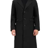 Budget 🛒 Lars Amadeus Men's Winter Overcoat Single Breasted Notched Lapel Long Trench 🧥 Coat ✨
