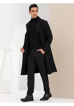 Budget 🛒 Lars Amadeus Men's Winter Overcoat Single Breasted Notched Lapel Long Trench 🧥 Coat ✨ 11 Budget 🛒 Lars Amadeus Men's Winter Overcoat Single Breasted Notched Lapel Long Trench 🧥 Coat ✨ -Cheap Lars Amadeus Shop Belk 93