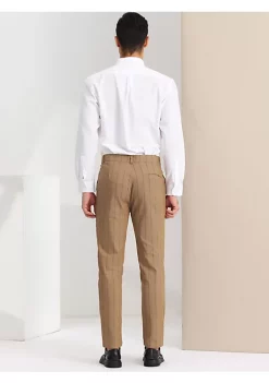 Deals ✔️ Lars Amadeus Men's Casual Striped 👗 Dress Pants Slim Fit Flat Front Contrast Color Trousers ⭐ -Cheap Lars Amadeus Shop Belk 957