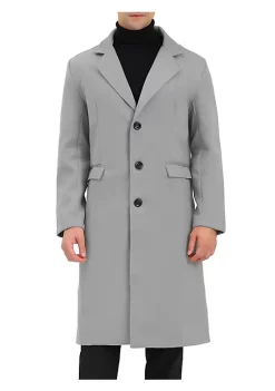Budget 🛒 Lars Amadeus Men's Winter Overcoat Single Breasted Notched Lapel Long Trench 🧥 Coat ✨ 14 Budget 🛒 Lars Amadeus Men's Winter Overcoat Single Breasted Notched Lapel Long Trench 🧥 Coat ✨ -Cheap Lars Amadeus Shop Belk 96